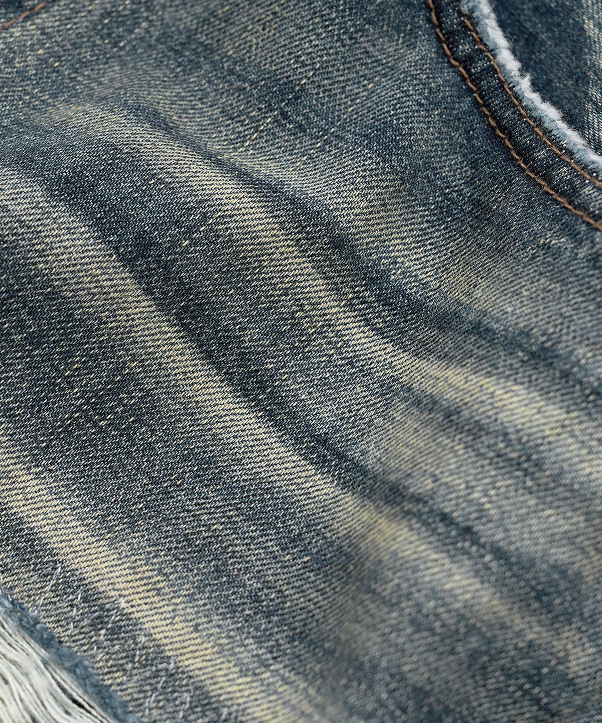 미드업데이트(MIDUPDATE) Vintage Destroyed Denim Pants