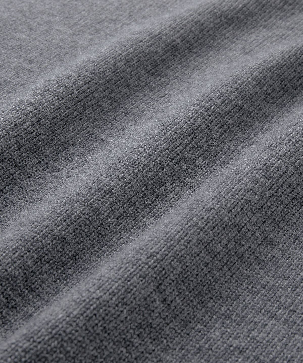 브랜디드(BRANDED) [SUPERIOR] CLOUD SUPERFINE V-NECK KNIT [MELANGE GRAY]