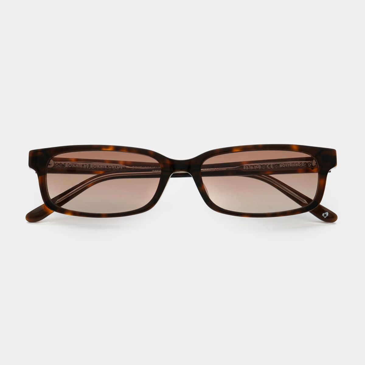 보니 클라이드(BONNIE CLYDE) 보이프렌드 Boyfriend 2 Layered Tortoise & Brown Gradient
