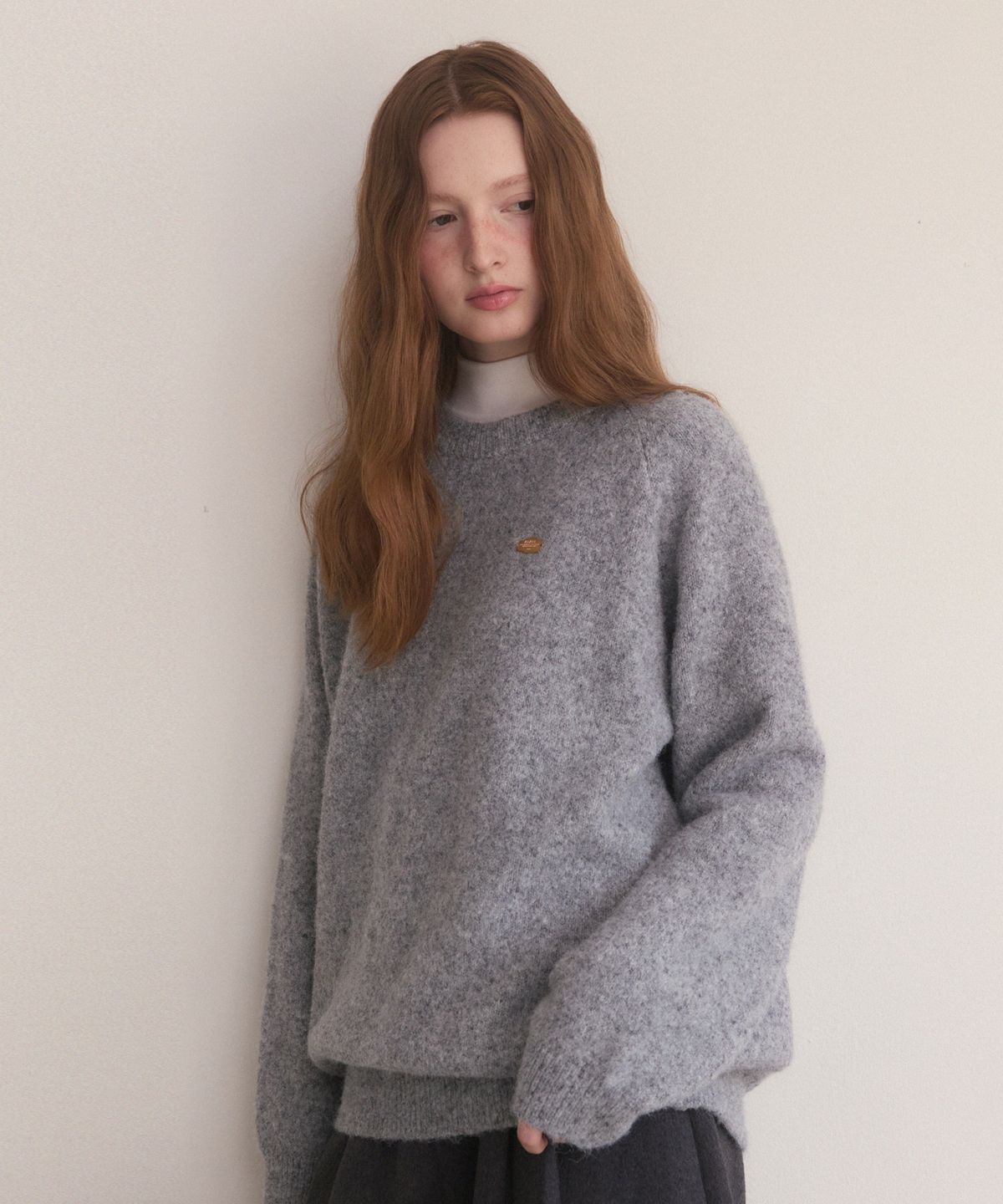 어다울(ADAUL) Reglan lambs wool over fit knit - 7color