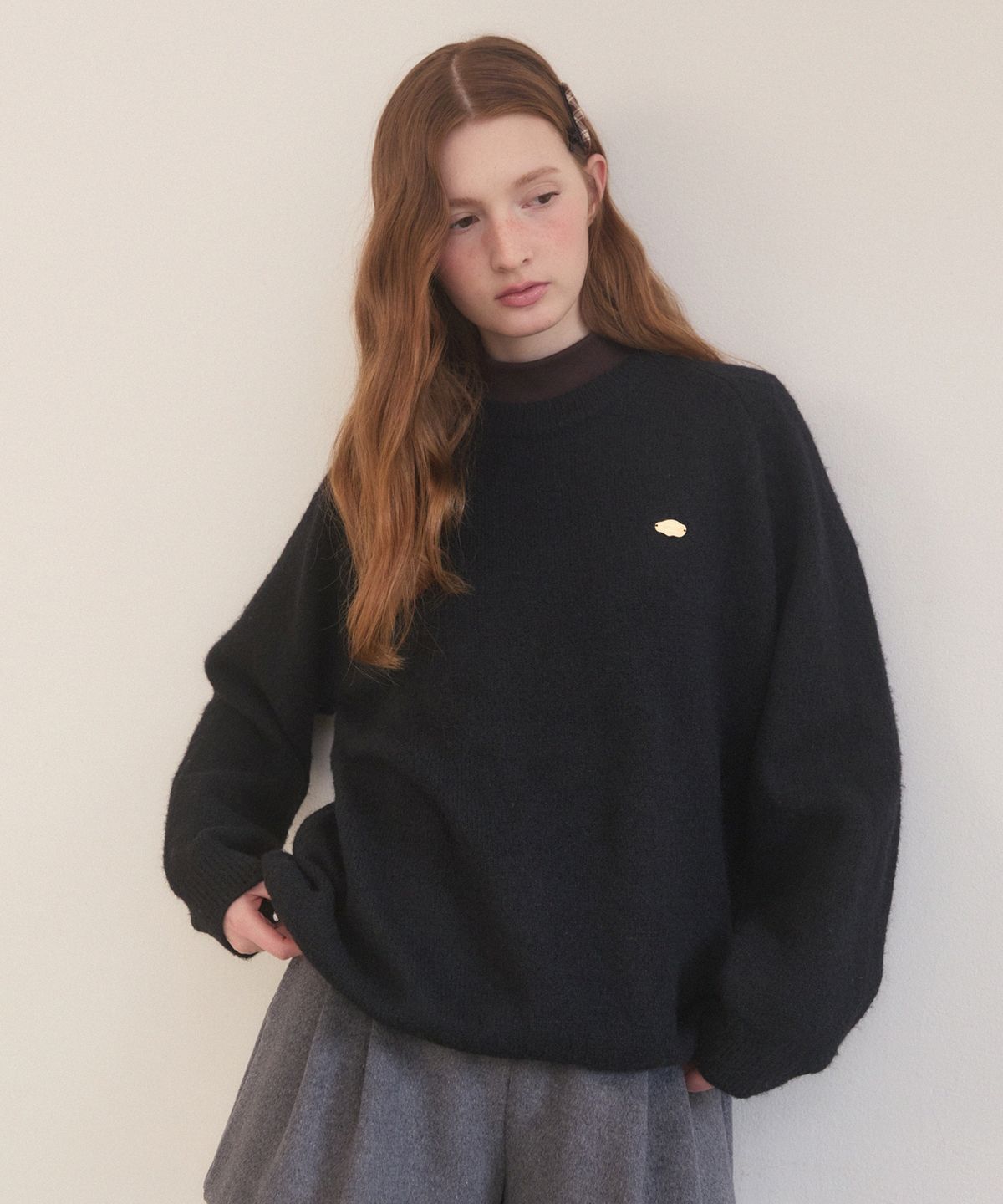어다울(ADAUL) Reglan lambs wool over fit knit - 7color