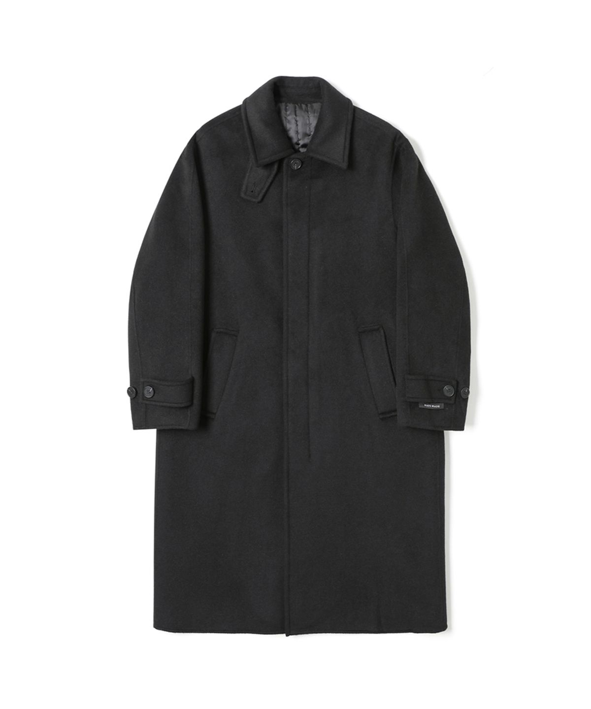 애드호크(ADHOC) 남녀공용 세미오버 발마칸 코트 (BLACK) (HBAHCA1)