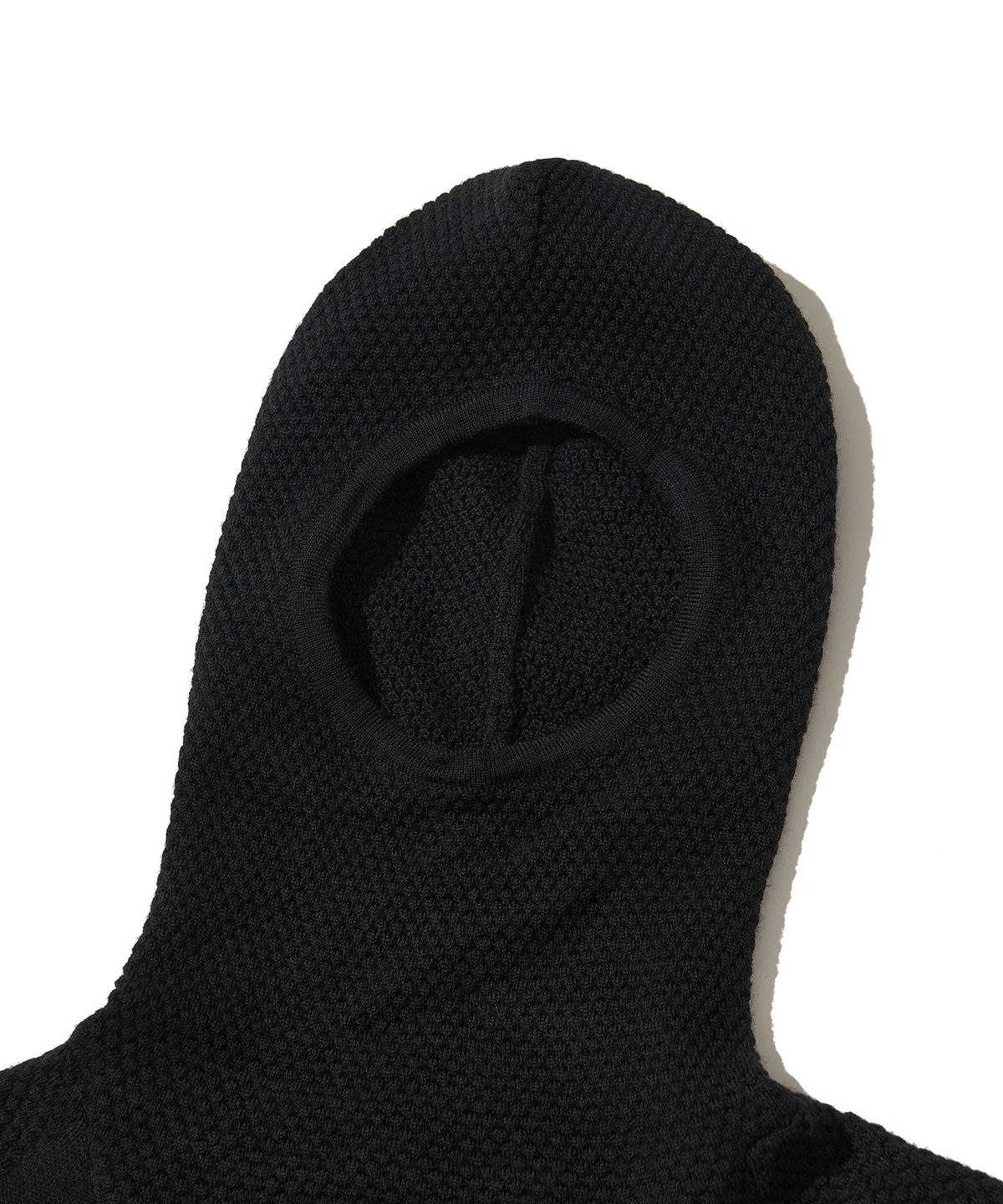 웰터 익스페리먼트(WELTER EXPERIMENT) MERINO WOOL BALACLAVA  KNIT PULLOVER_BLACK