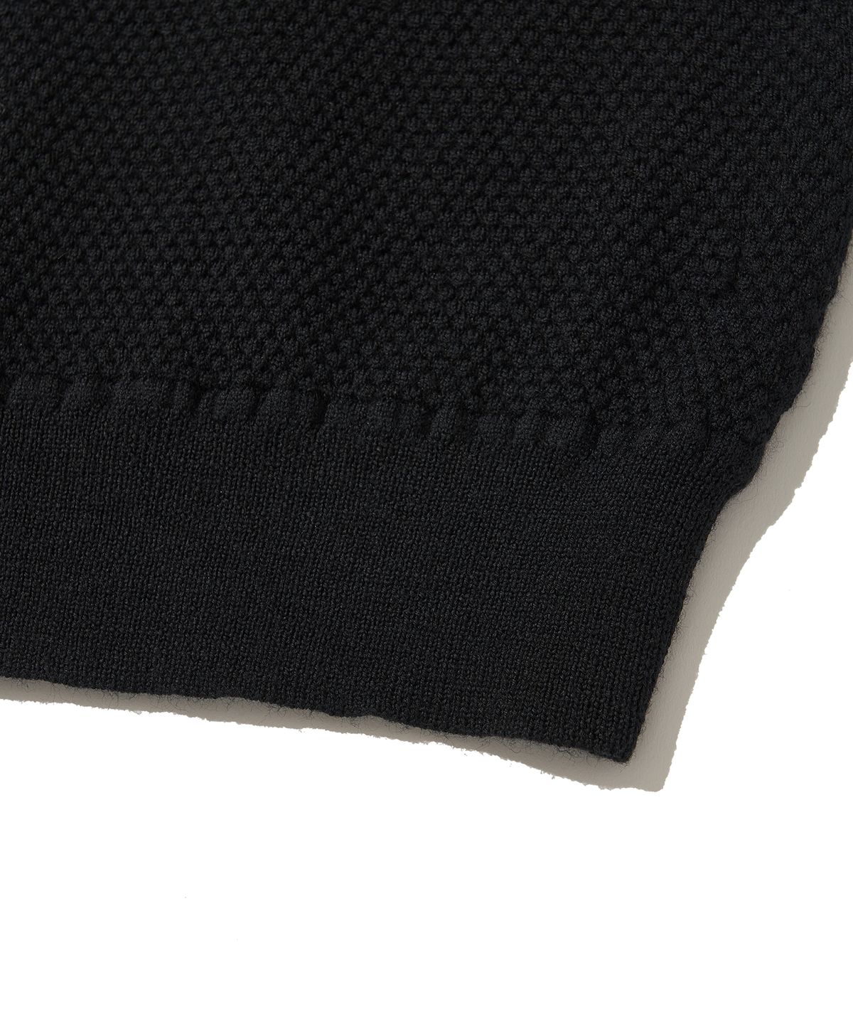 웰터 익스페리먼트(WELTER EXPERIMENT) MERINO WOOL BALACLAVA  KNIT PULLOVER_BLACK