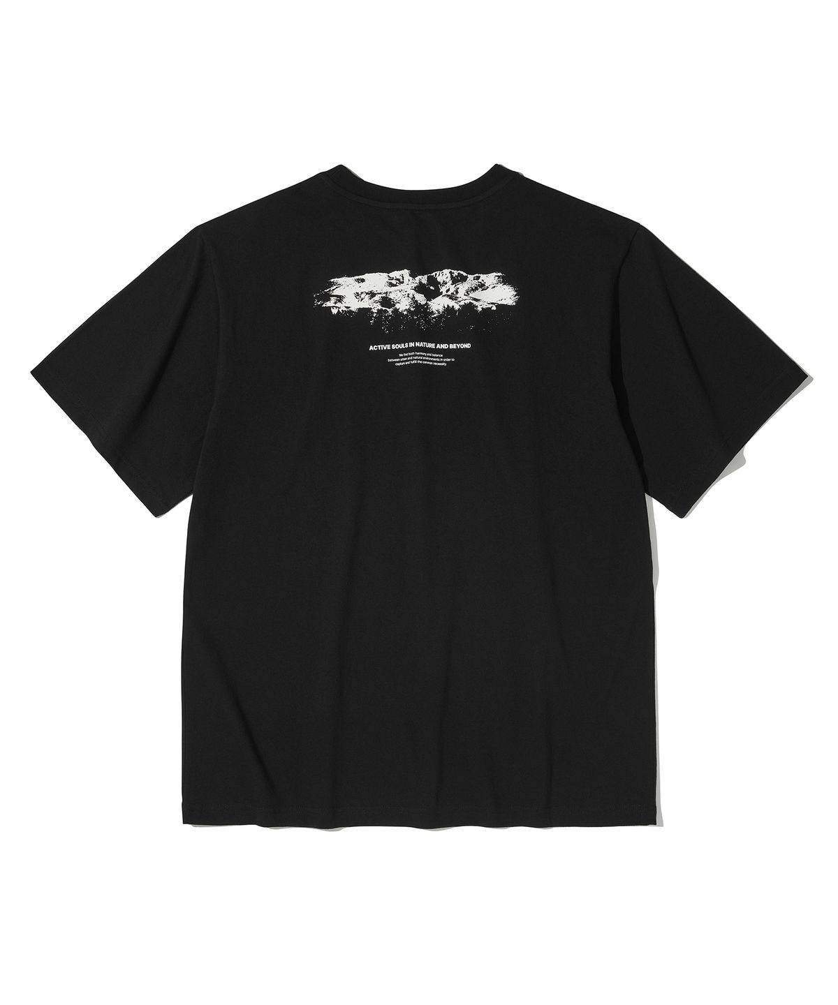 웰터 익스페리먼트(WELTER EXPERIMENT) VIA LACTEA T-SHIRT_BLACK