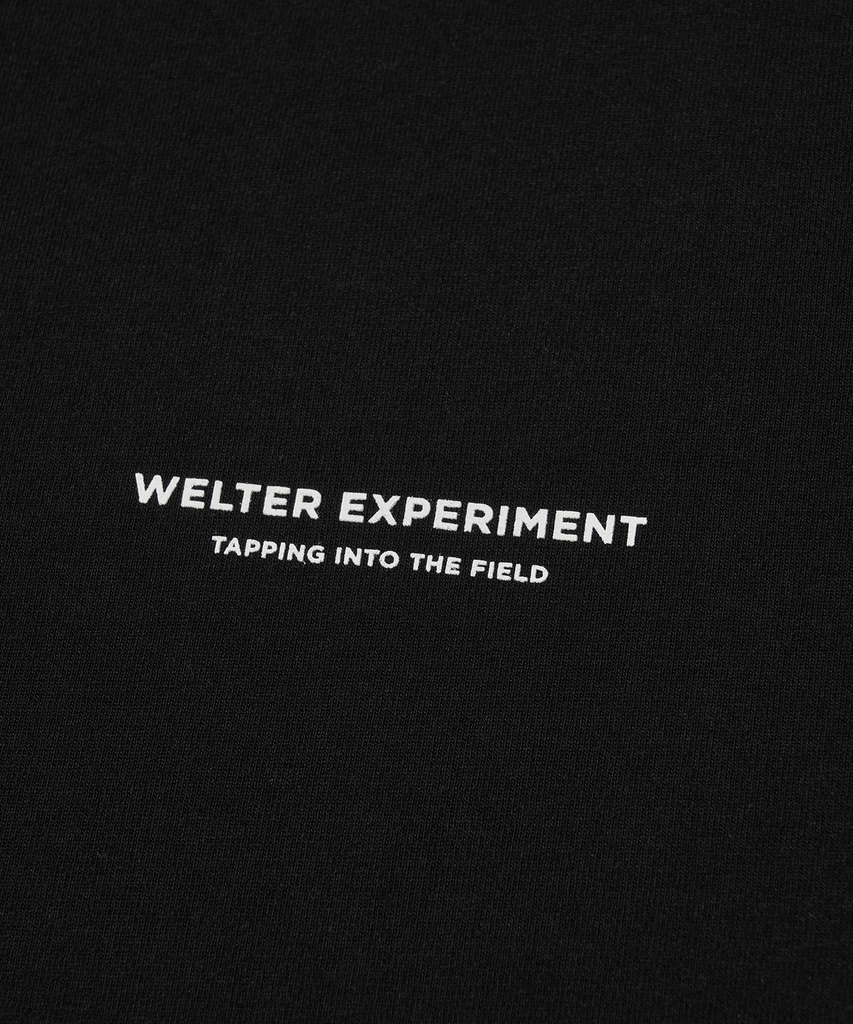 웰터 익스페리먼트(WELTER EXPERIMENT) VIA LACTEA T-SHIRT_BLACK