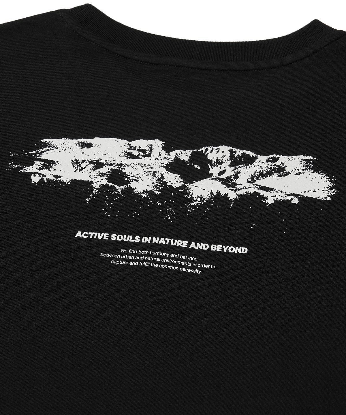 웰터 익스페리먼트(WELTER EXPERIMENT) VIA LACTEA T-SHIRT_BLACK