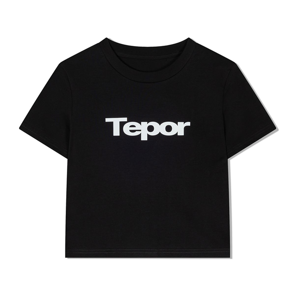 테포르(TEPOR) 로고 티셔츠 - 블랙