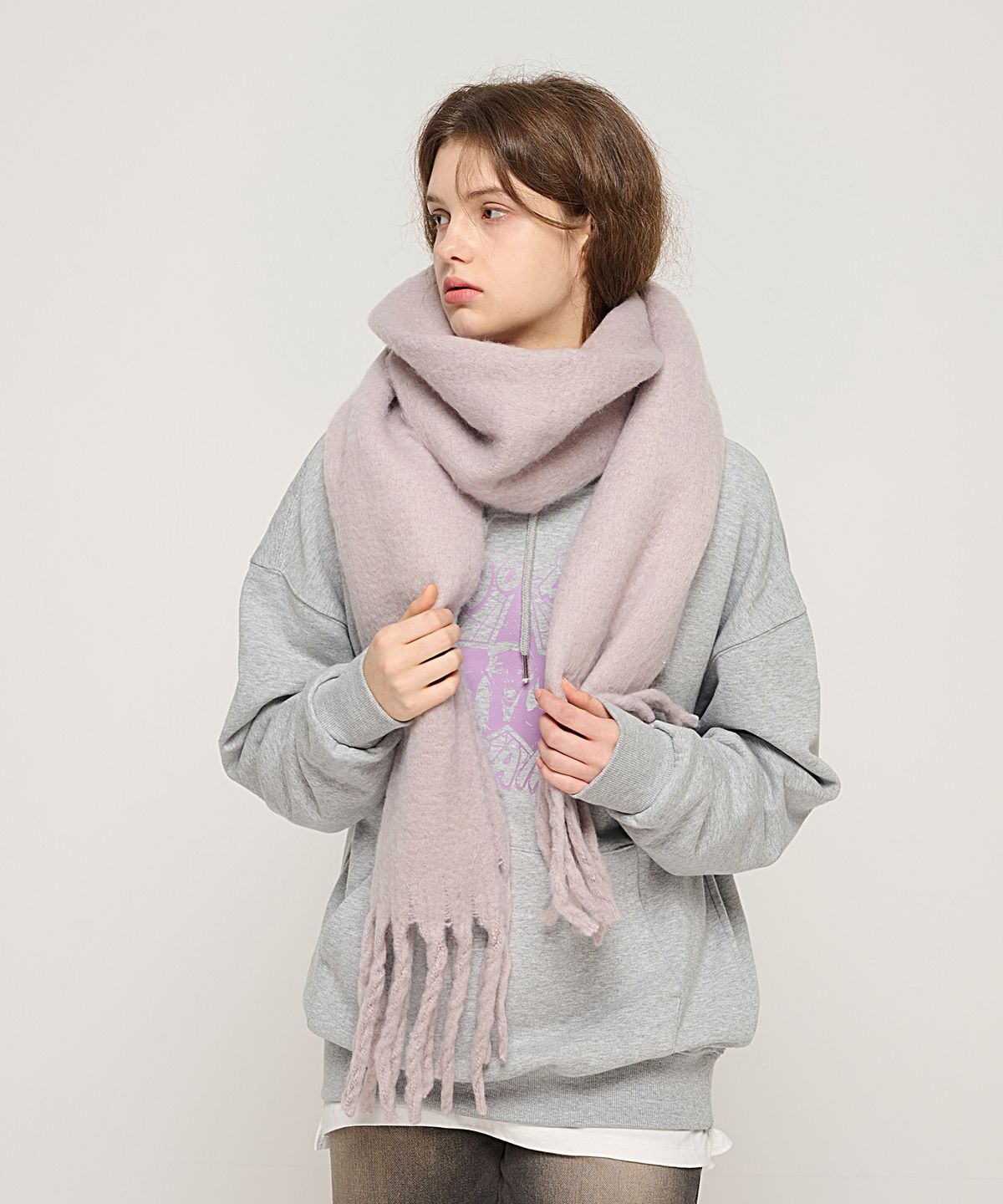 카고브로스 포 우먼(CARGOBROS FOR WOMAN) 소프트 컬러 볼륨 롱 머플러 (3COLOR)
