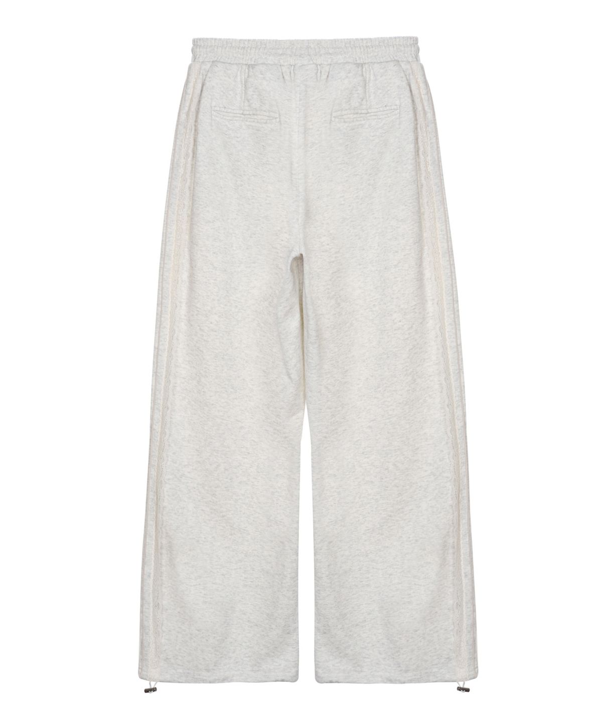 닉앤니콜(NICK&NICOLE) BUTTERFLY LACE SWEAT PANTS_MELANGE