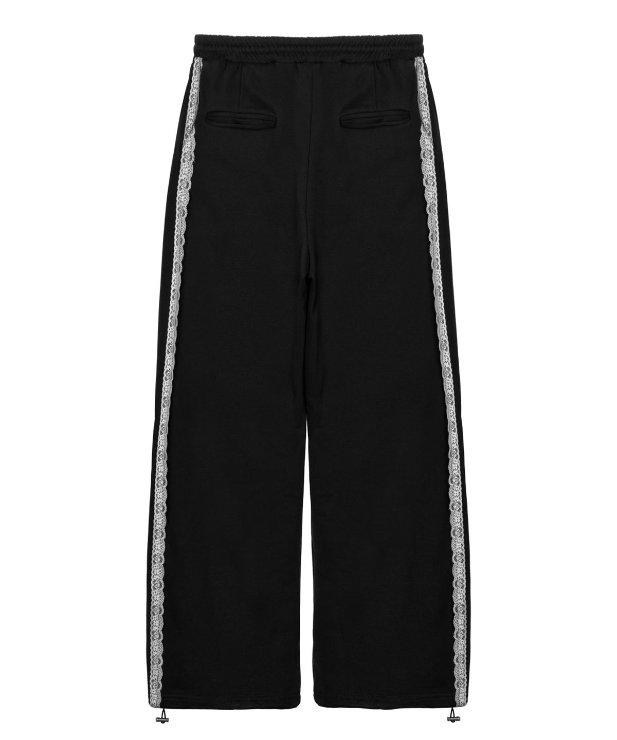 닉앤니콜(NICK&NICOLE) BUTTERFLY LACE SWEAT PANTS_BLACK