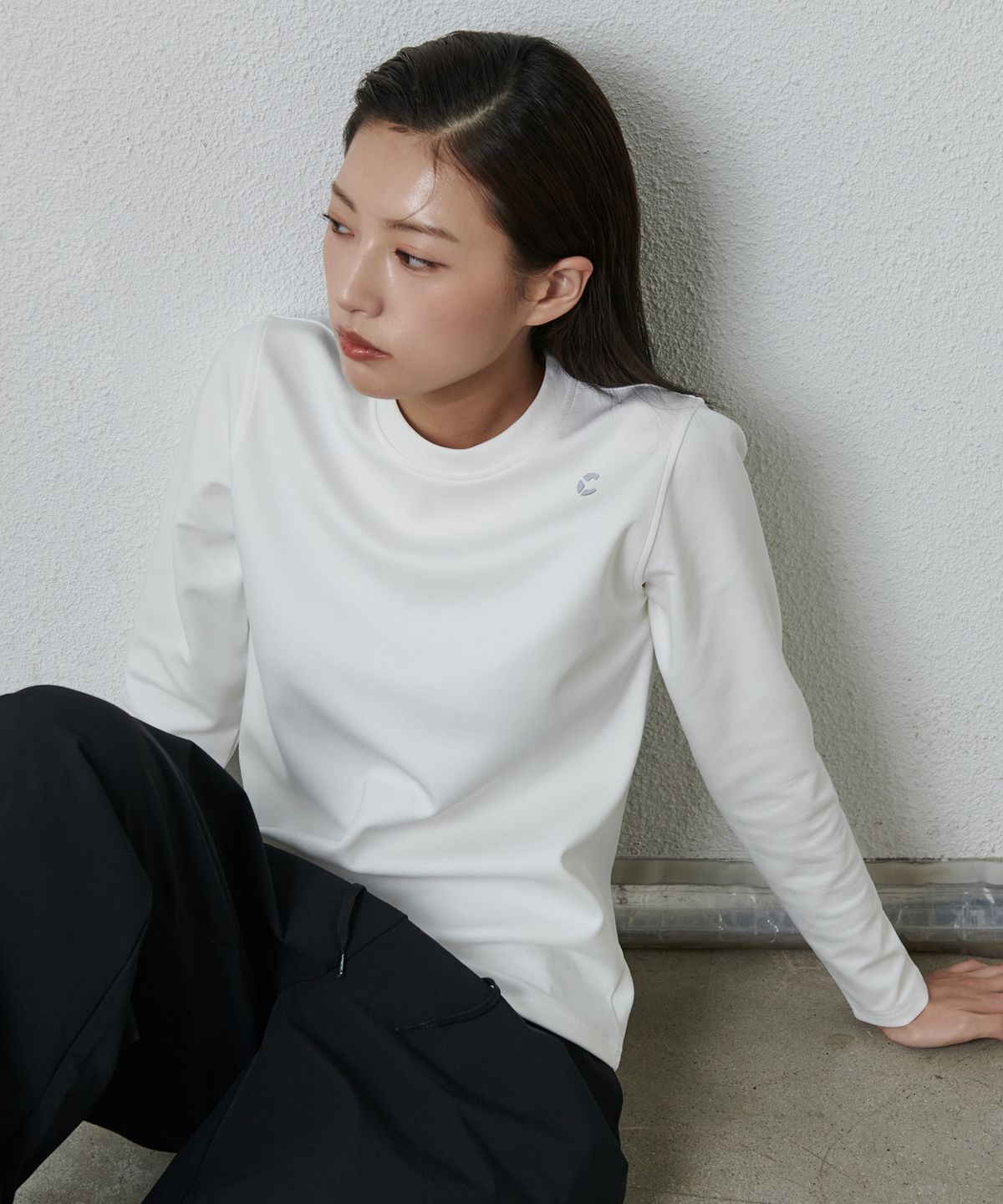 챕터엑스(CHAPTER.X) [2PACK] 우먼 릴렉스핏 소프트 롱 슬리브 (3colors)