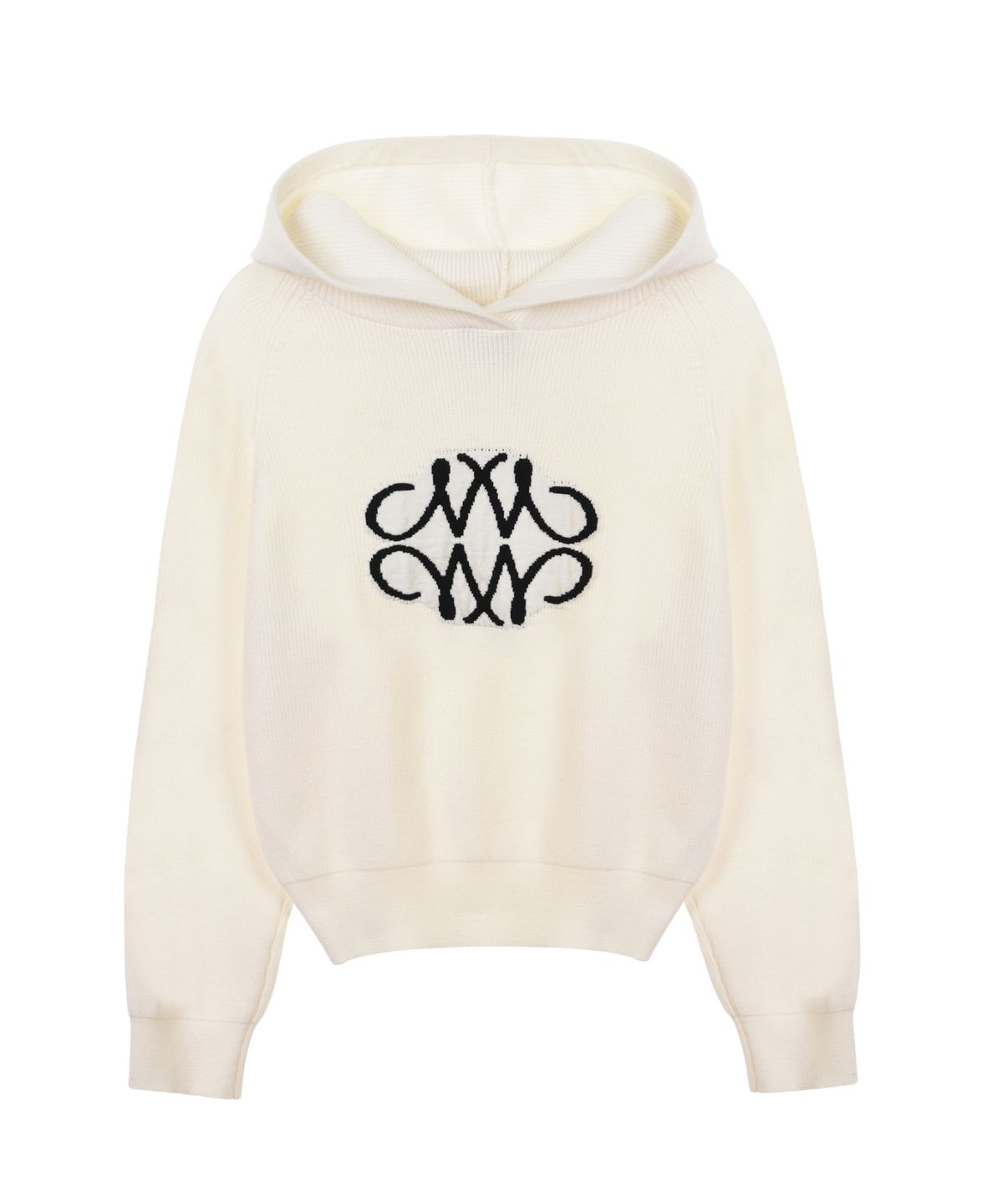 닉앤니콜(NICK&NICOLE) SOFT SYMBOL TEXTURE HOODED KNIT_IVORY