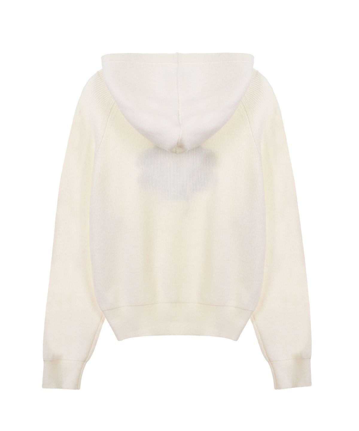 닉앤니콜(NICK&NICOLE) SOFT SYMBOL TEXTURE HOODED KNIT_IVORY
