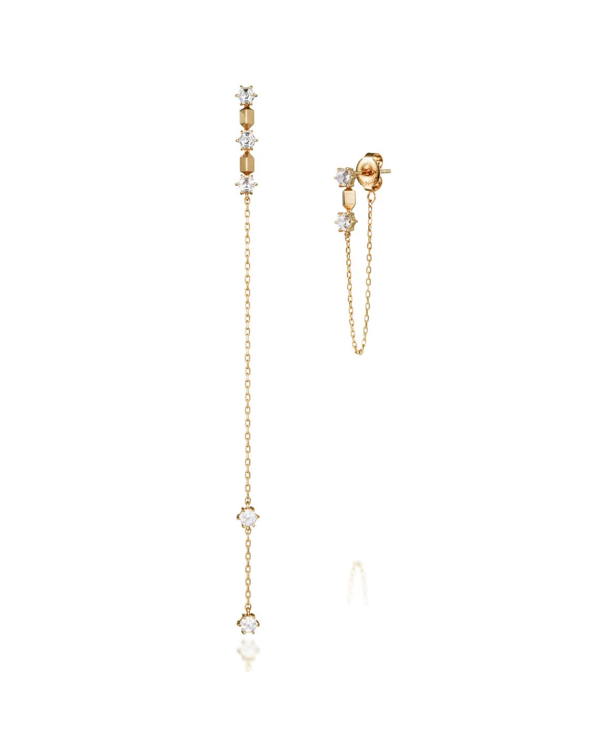 트렌카디즘(TRENCADISM) 던컨 귀걸이 14K 골드 이어링 한 쌍  DUNCAN_Earring_DCE100UB
