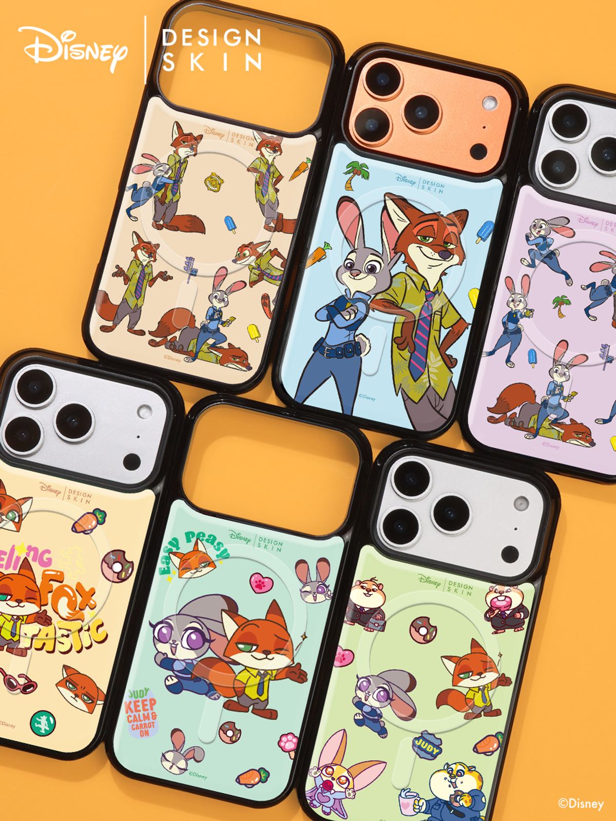 디자인스킨(DESIGNSKIN) [디즈니] 맥세이프 에폭시 그래픽 케이스_주토피아2
