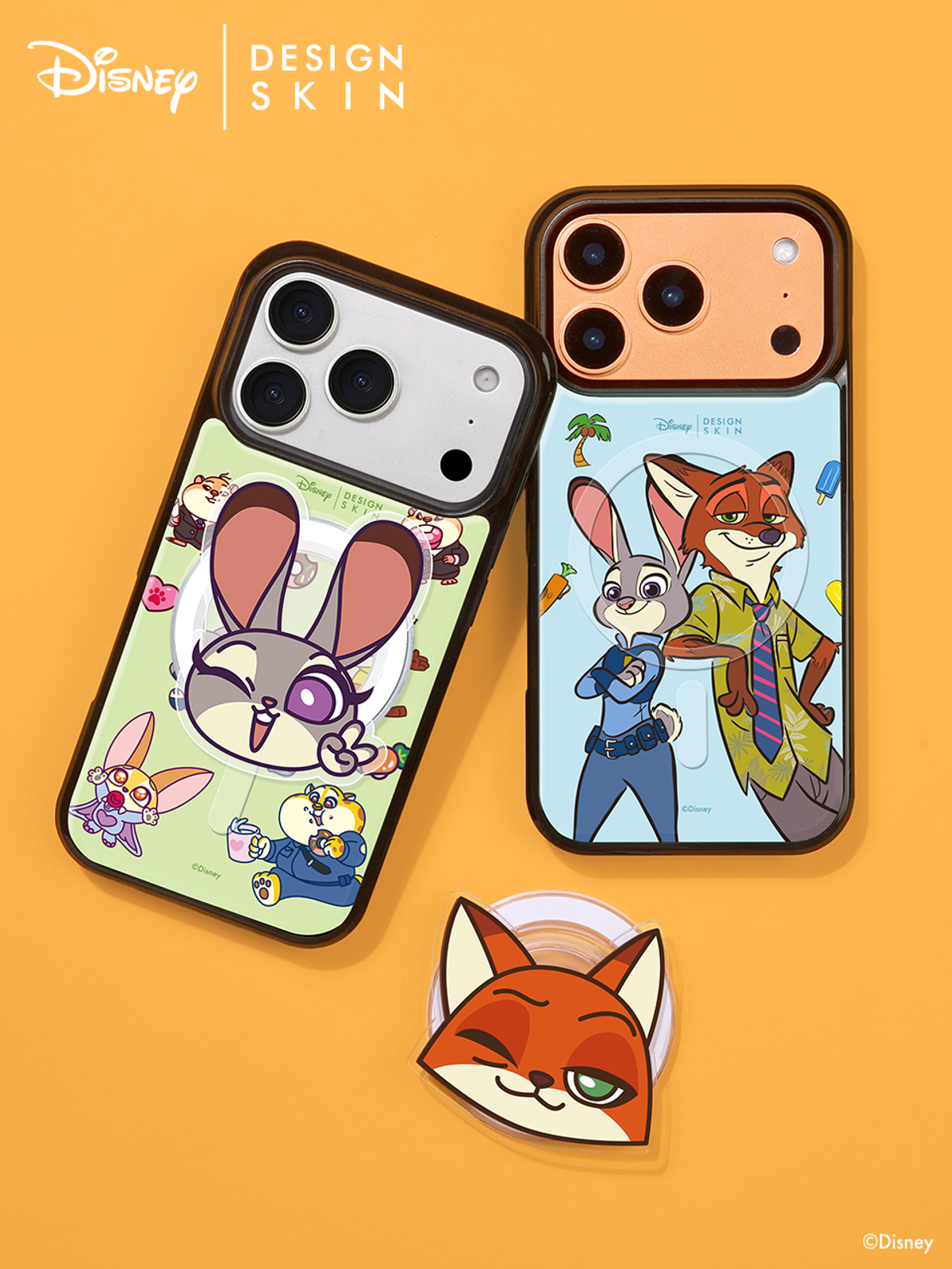 디자인스킨(DESIGNSKIN) [디즈니] 맥세이프 에폭시 그래픽 케이스_주토피아2