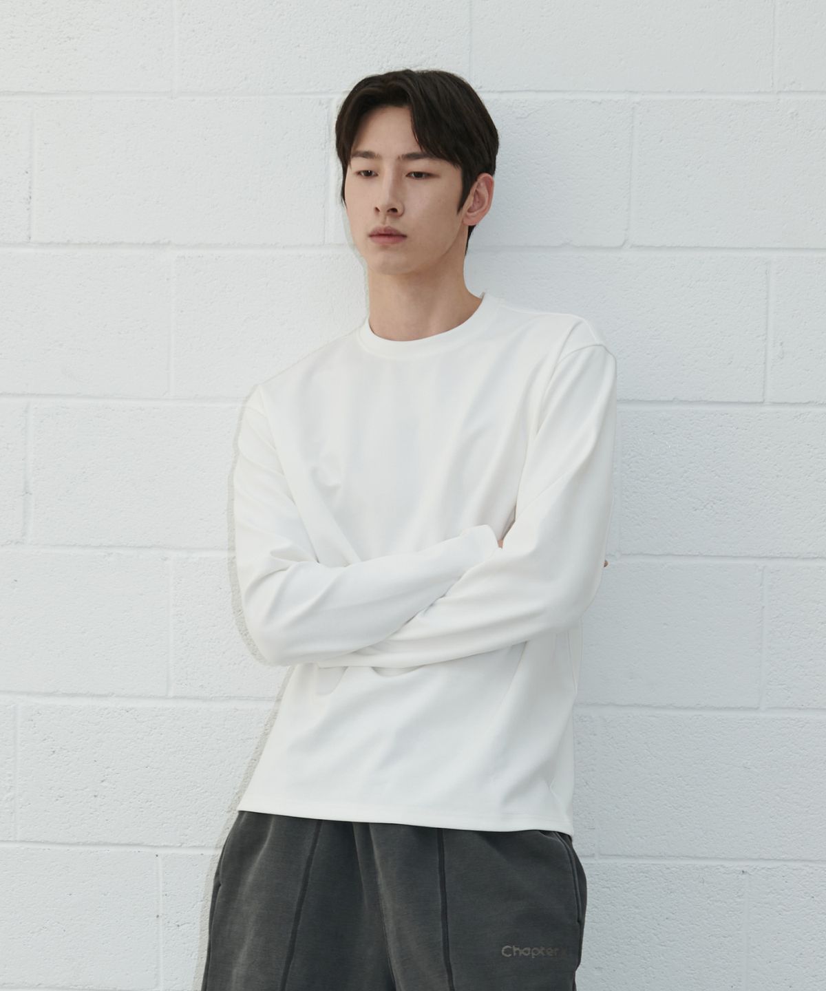 챕터엑스(CHAPTER.X) [2PACK] 세미 오버핏 소프트 롱 슬리브 (3colors)