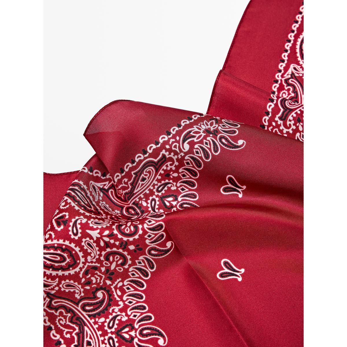 마시모두띠(MASSIMO DUTTI) 페이즐리 프린트 스카프