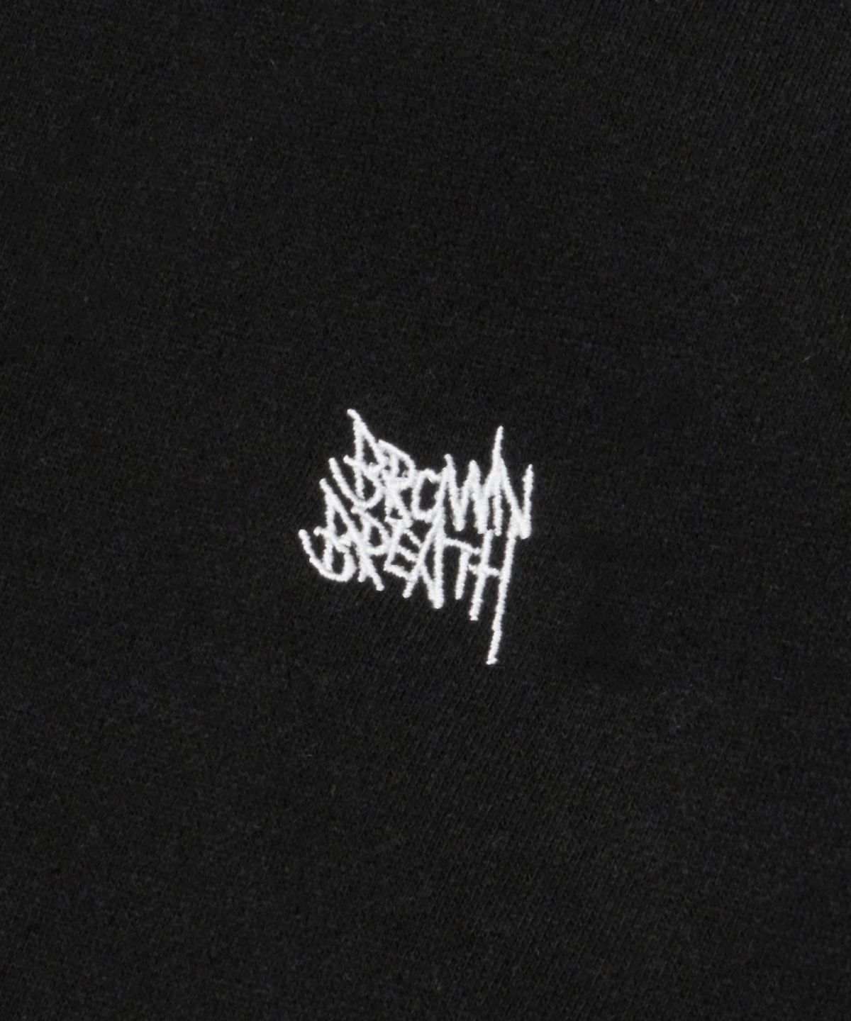 브라운브레스(BROWNBREATH) [25WINTER] TAG HOOD ZIP UP - BLACK