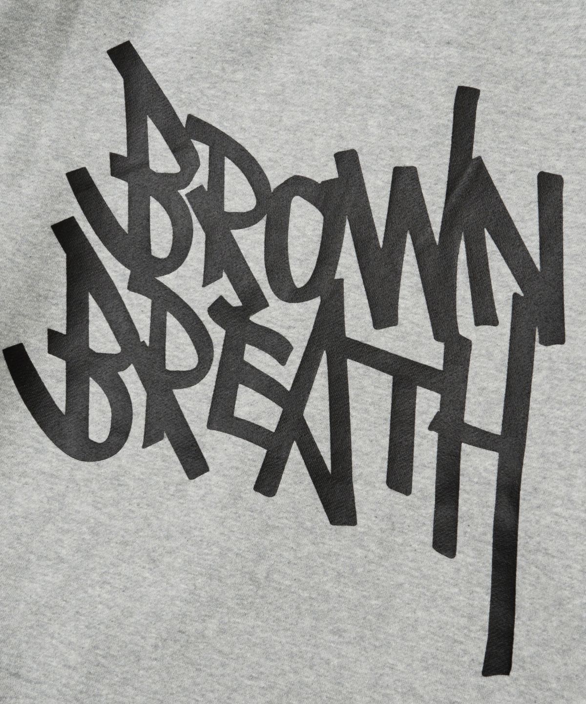 브라운브레스(BROWNBREATH) [25WINTER] TAG HOOD ZIP UP - MELANGE GREY