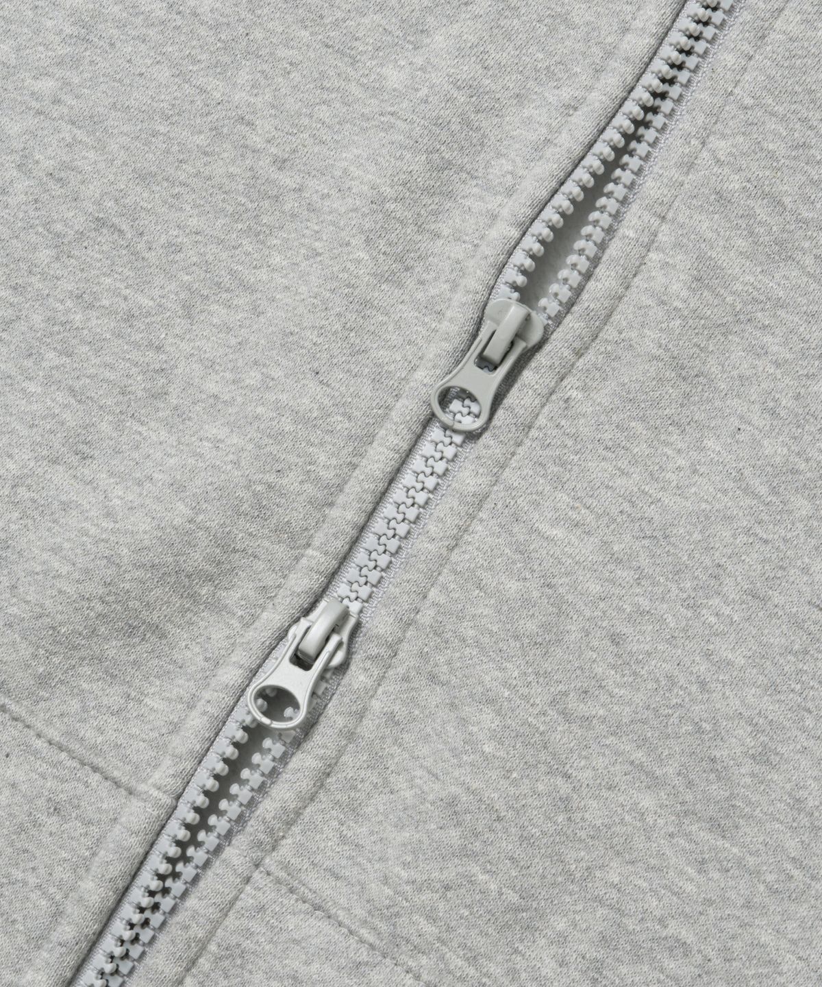 브라운브레스(BROWNBREATH) [25WINTER] TAG HOOD ZIP UP - MELANGE GREY