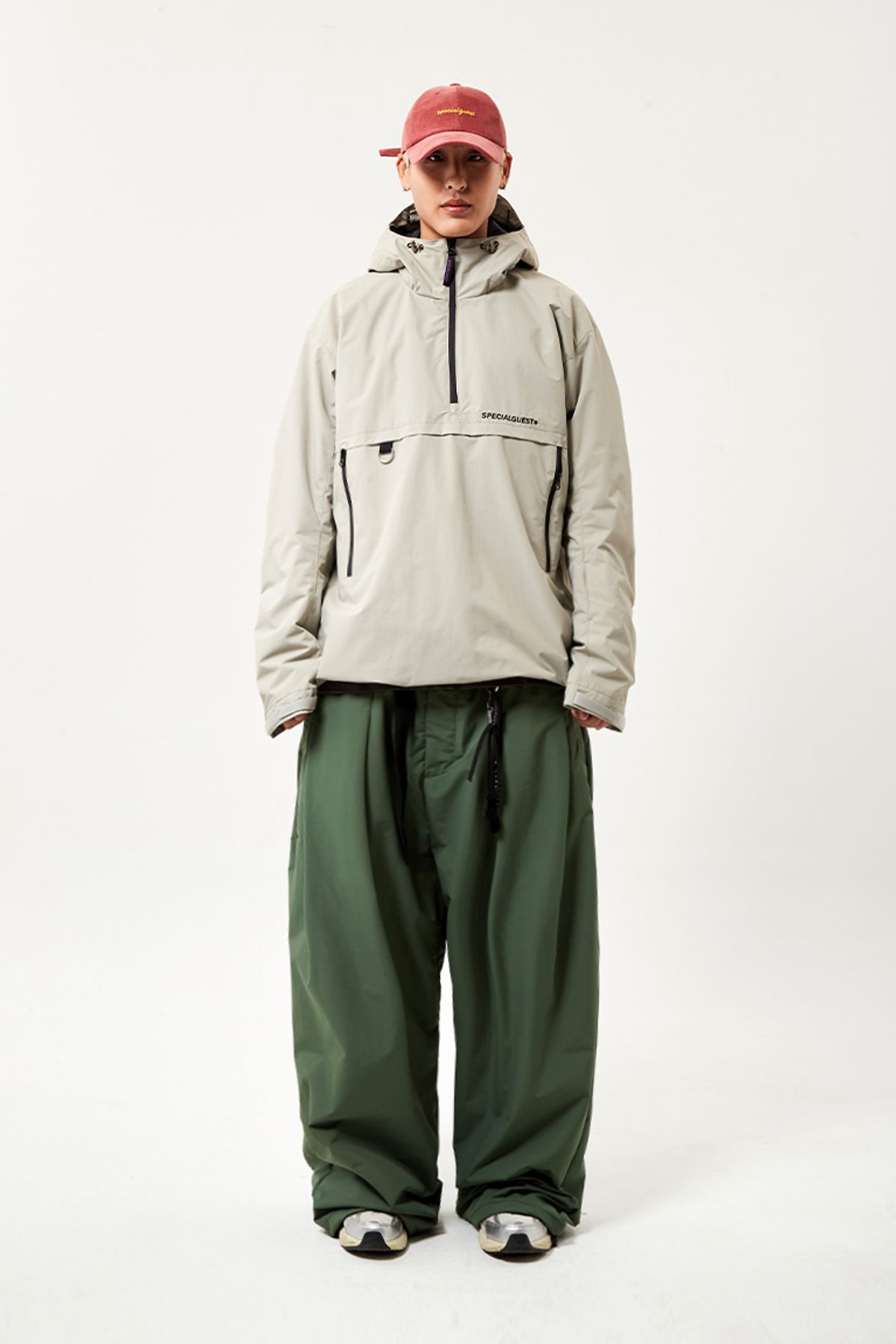 스페셜게스트(SPECIAL GUEST) V2 MOD THINSULATE ANORAK JACKET (Khaki Beige)
