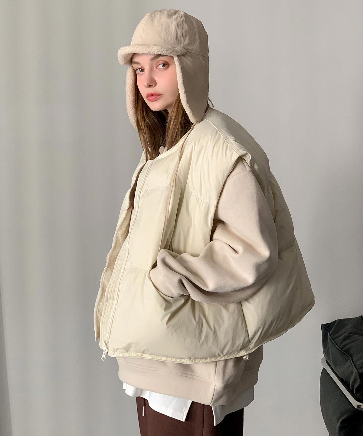바스카라(VASCARA) Nylon Padded Trooper Hat (2colors)