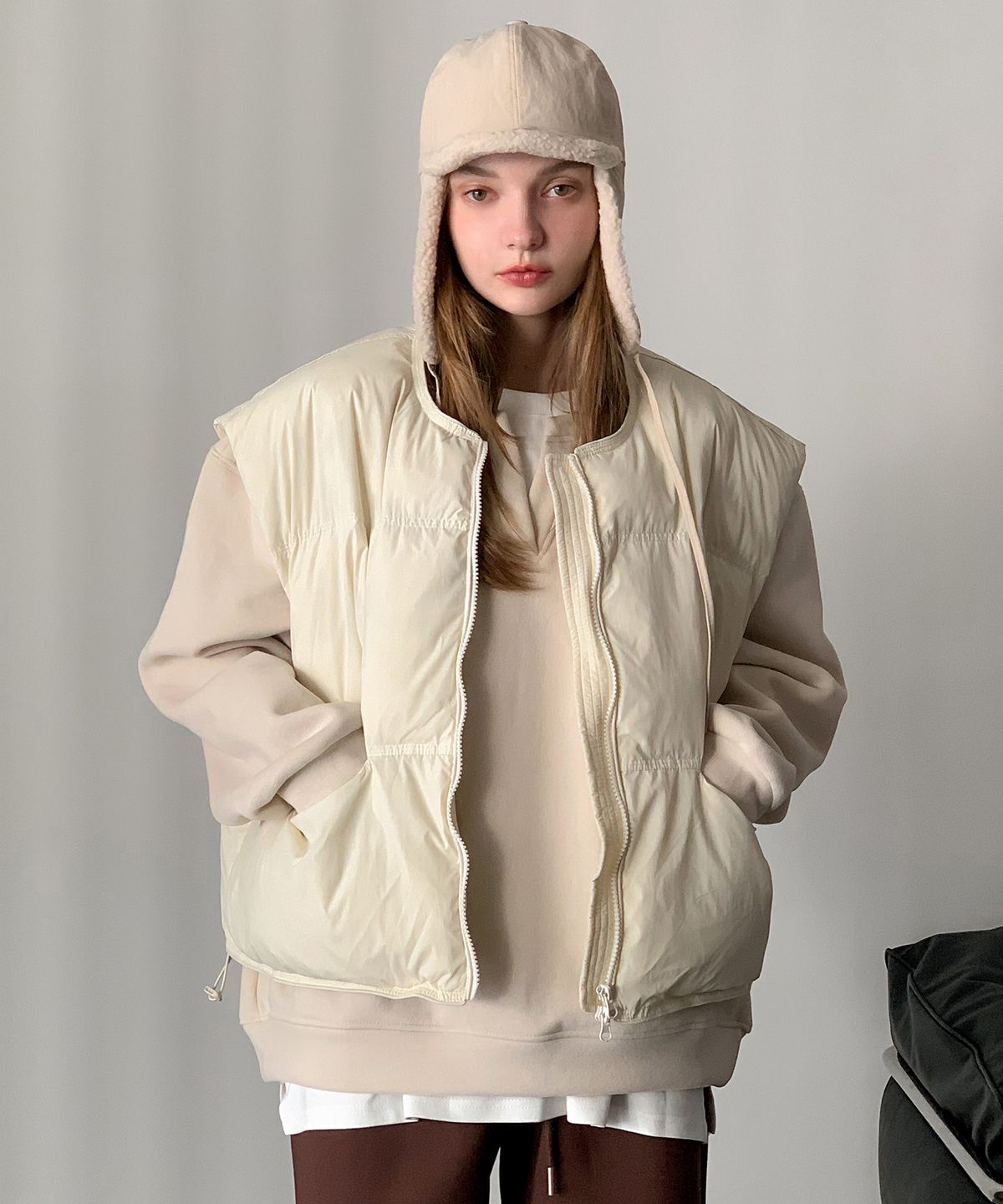 바스카라(VASCARA) Nylon Padded Trooper Hat (2colors)