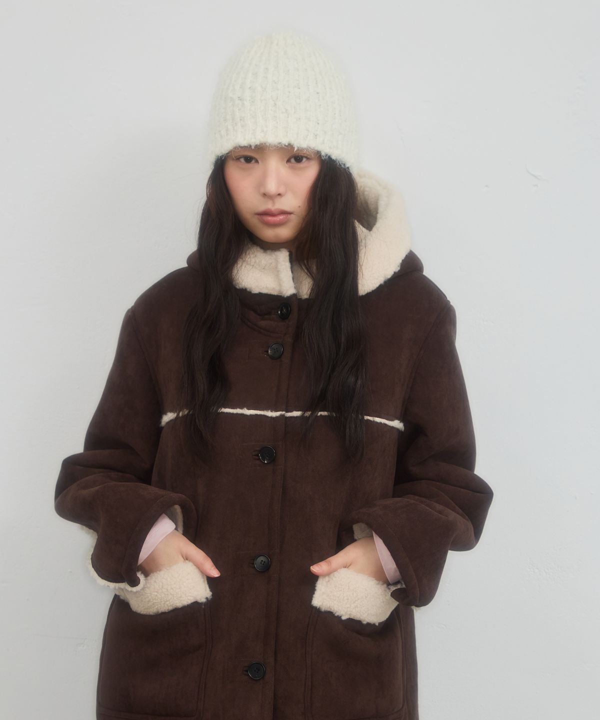 레터리(LETERIE) ANGORA RIBBED KNIT BEANIE_2COLOR