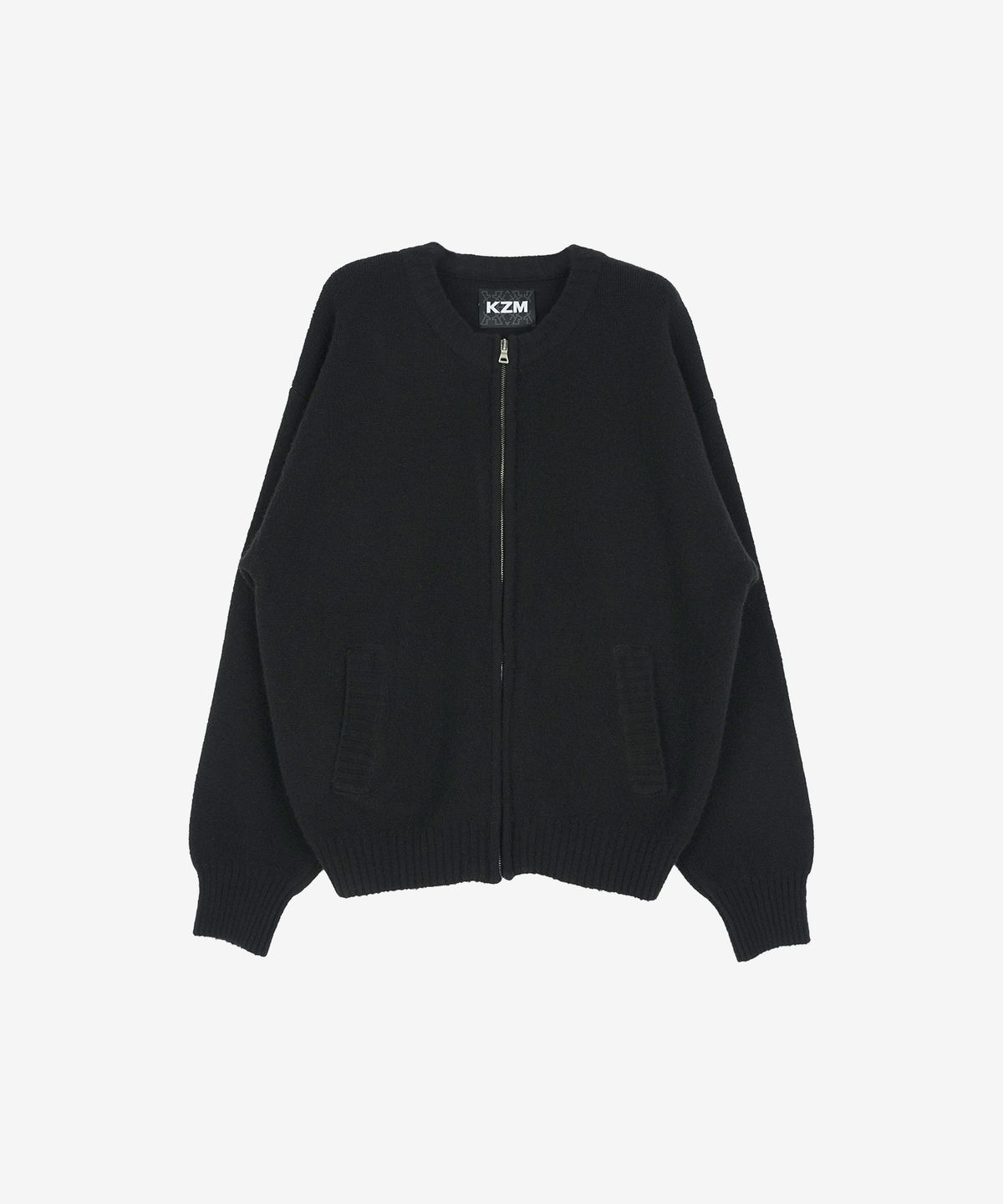 케이지엠(KZM) 스펠 아웃 가디건 BLACK