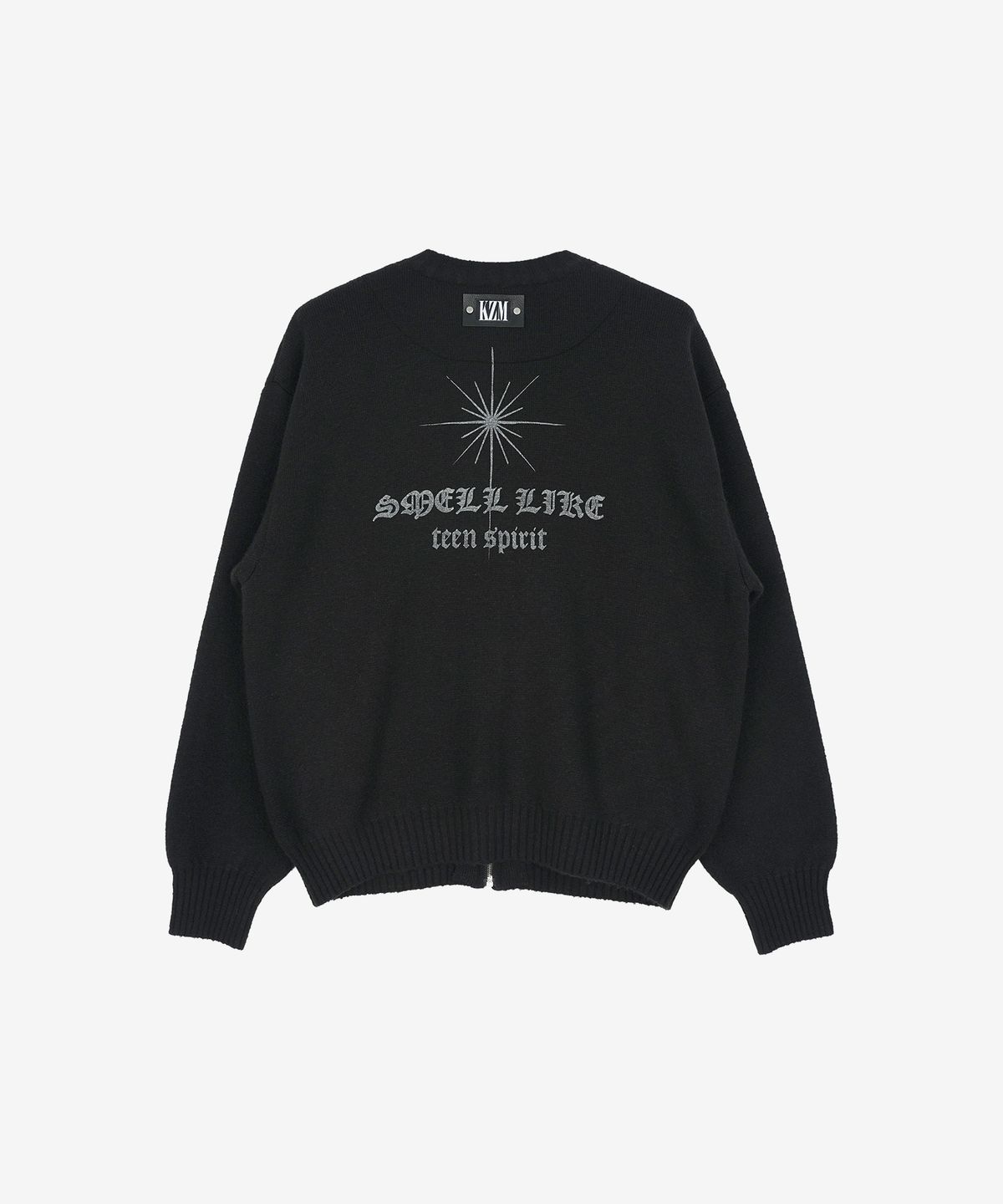케이지엠(KZM) 스펠 아웃 가디건 BLACK