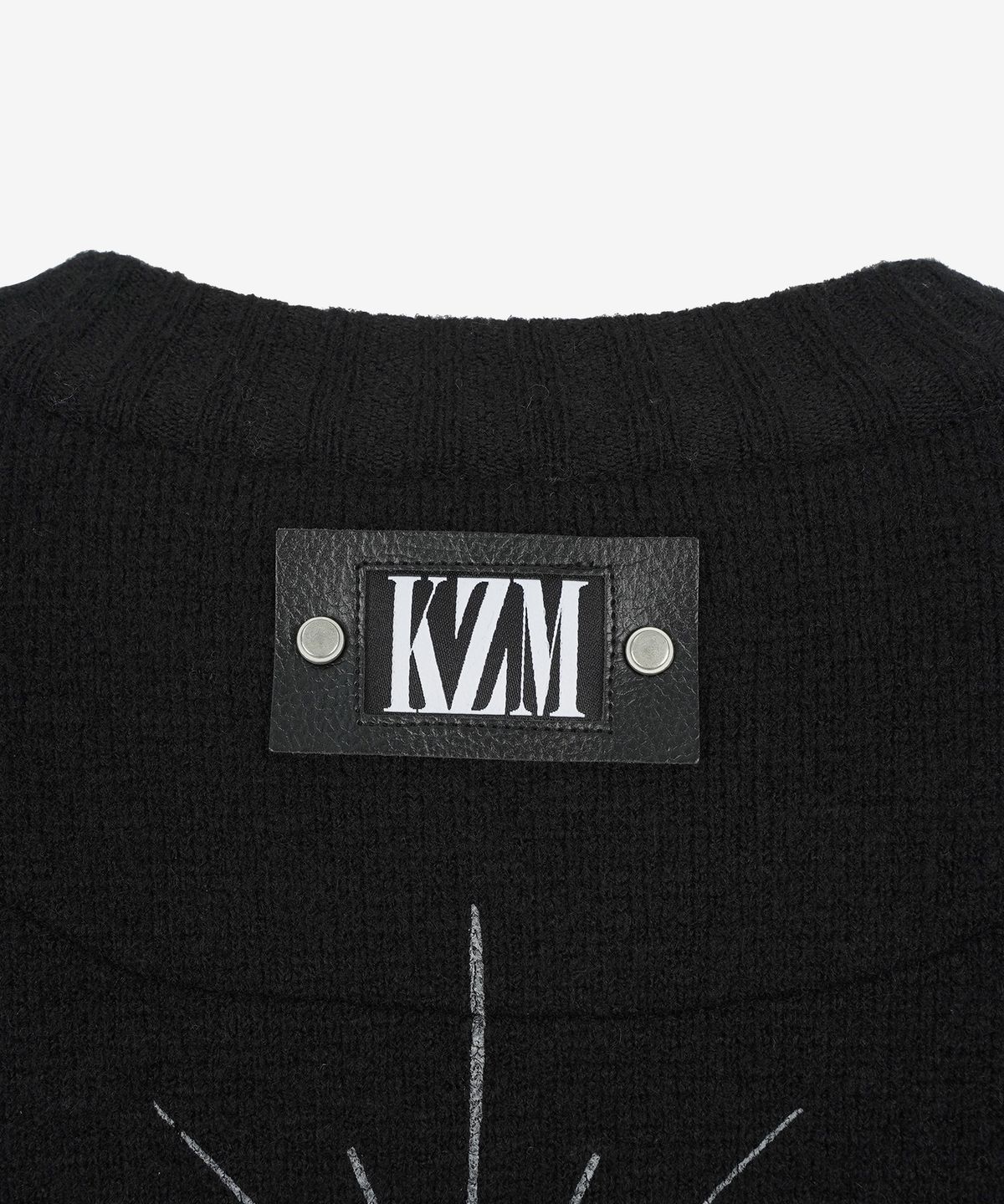 케이지엠(KZM) 스펠 아웃 가디건 BLACK