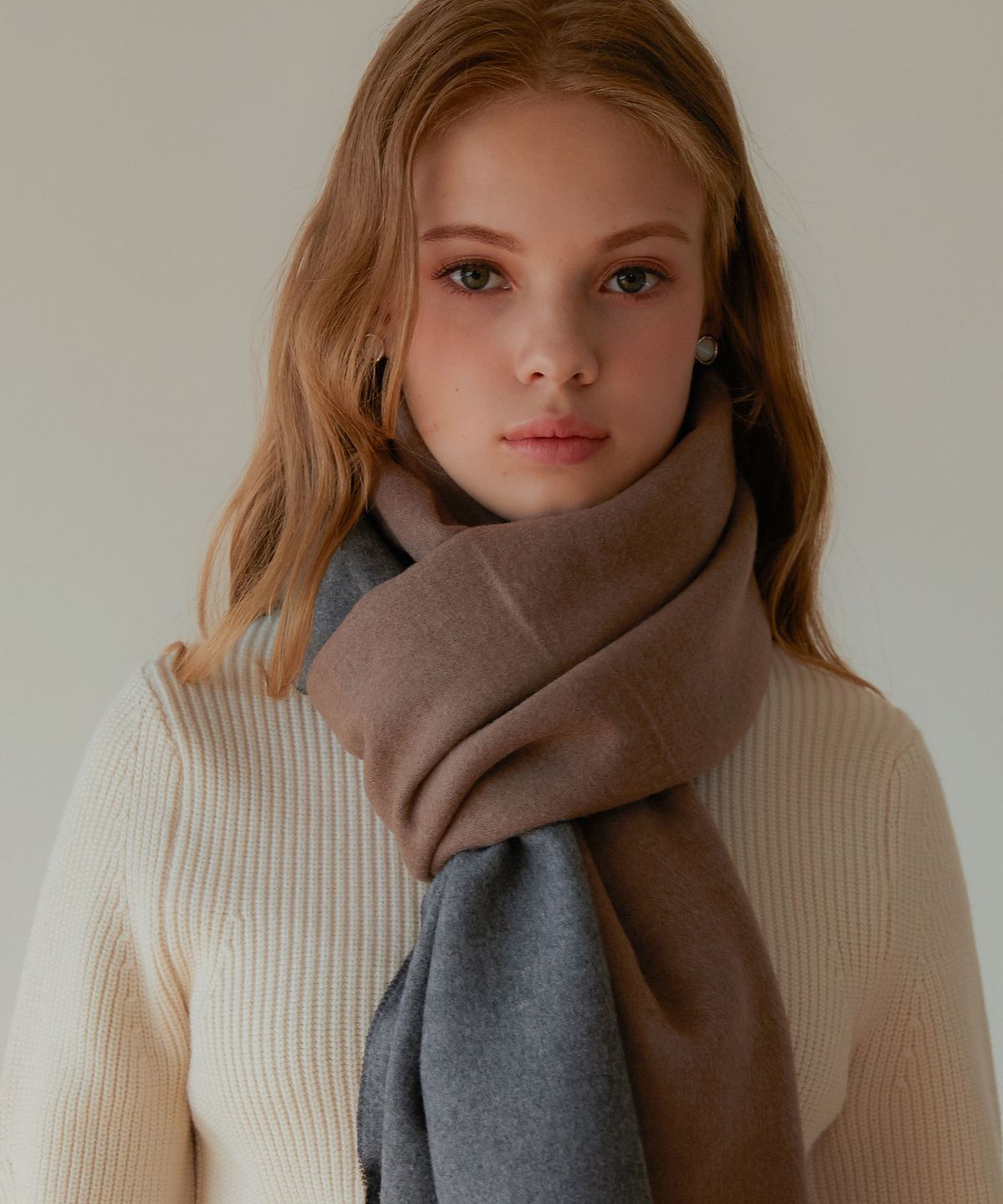 바스카라(VASCARA) Basic Two Tone Muffler (9colors)