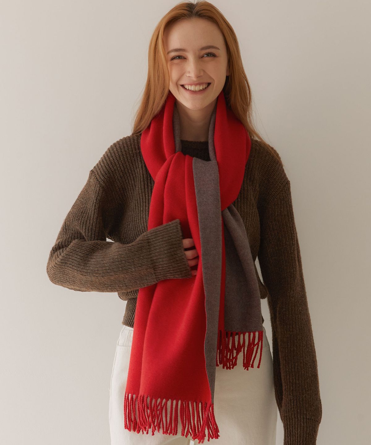 바스카라(VASCARA) Basic Two Tone Muffler (9colors)