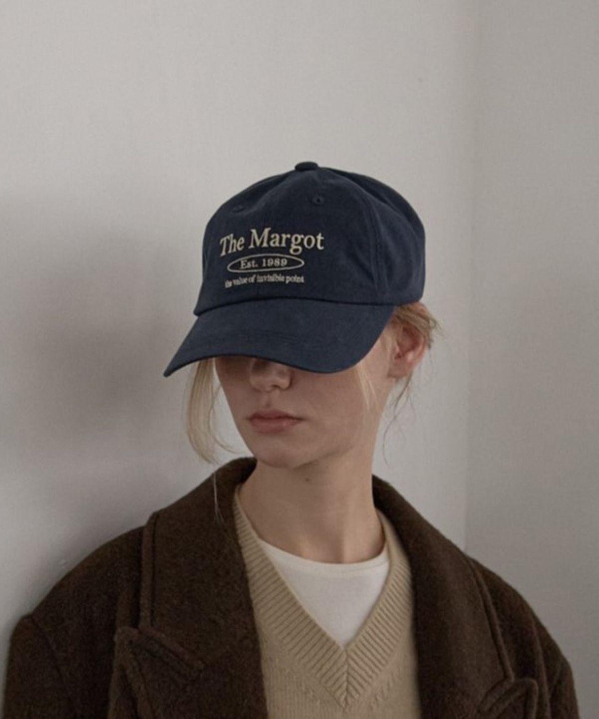 더마고(THEMARGOT) 빅로고볼캡_black