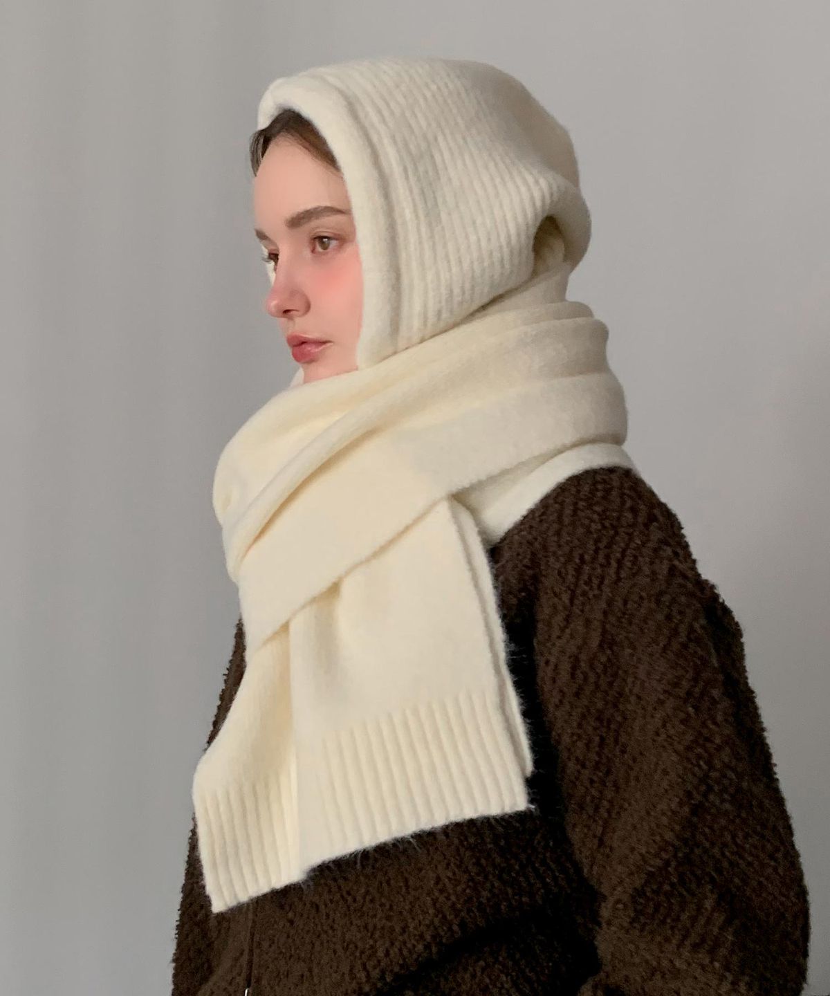 바스카라(VASCARA) Knit muffler + Balaclava Set (6colors)