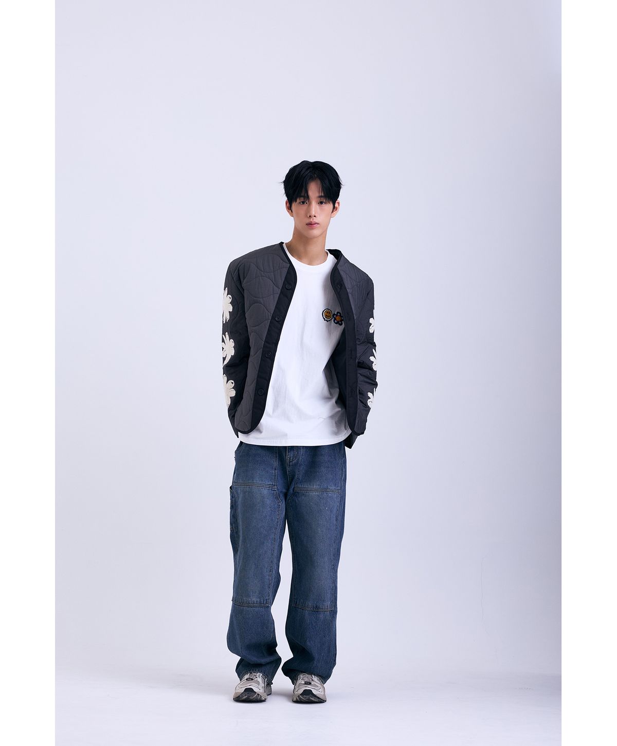 미스터차일드(MISTER CHILD) 데이지 퀼팅 자켓 그레이