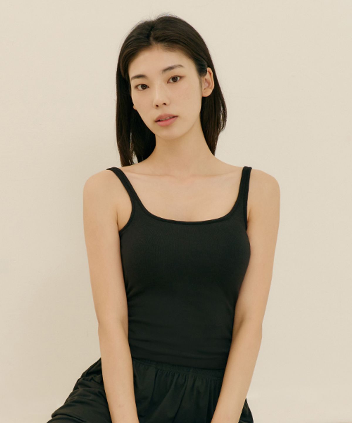 마른파이브(MARN5) 히트터치 스퀘어넥 기모 브라탑_5colors