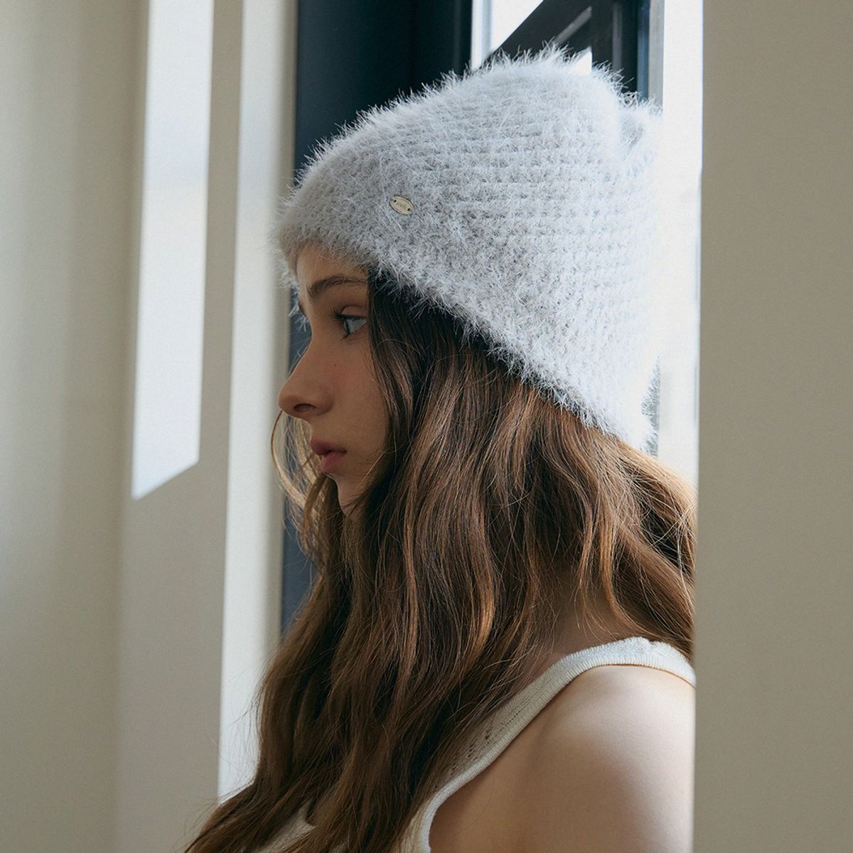 메르헨(MERCHEN) Hairy knit beanie_4color