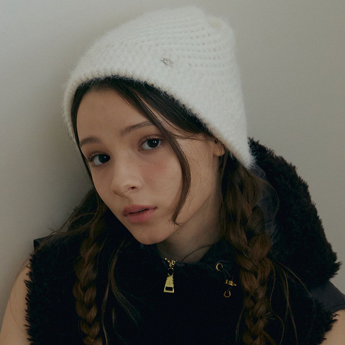 메르헨(MERCHEN) Hairy knit beanie_4color