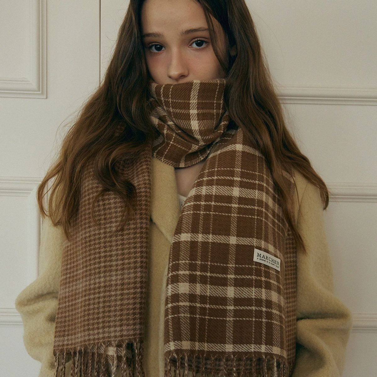 메르헨(MERCHEN) [양면] Classic check muffler_5color