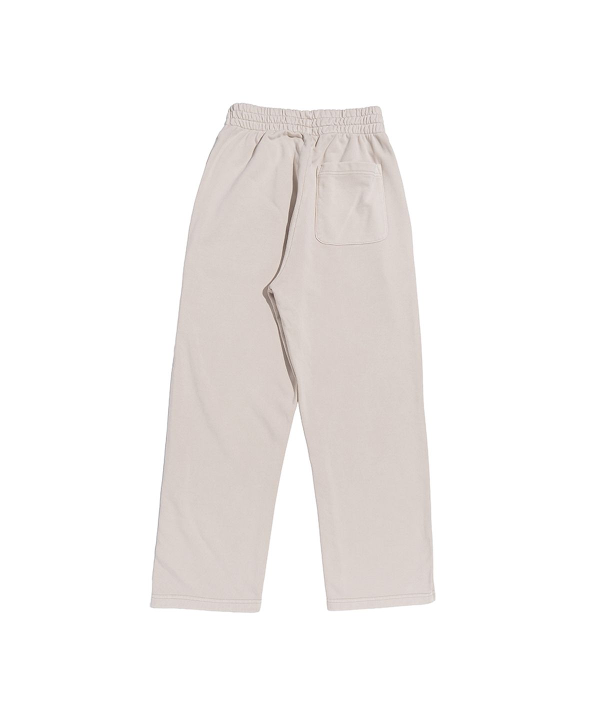 비캔버스(BECANVAS) BECANVAS PIGMENT DYDE OVERFIT STRAIGHT SEWATPANTS (SAND BEIGE)
