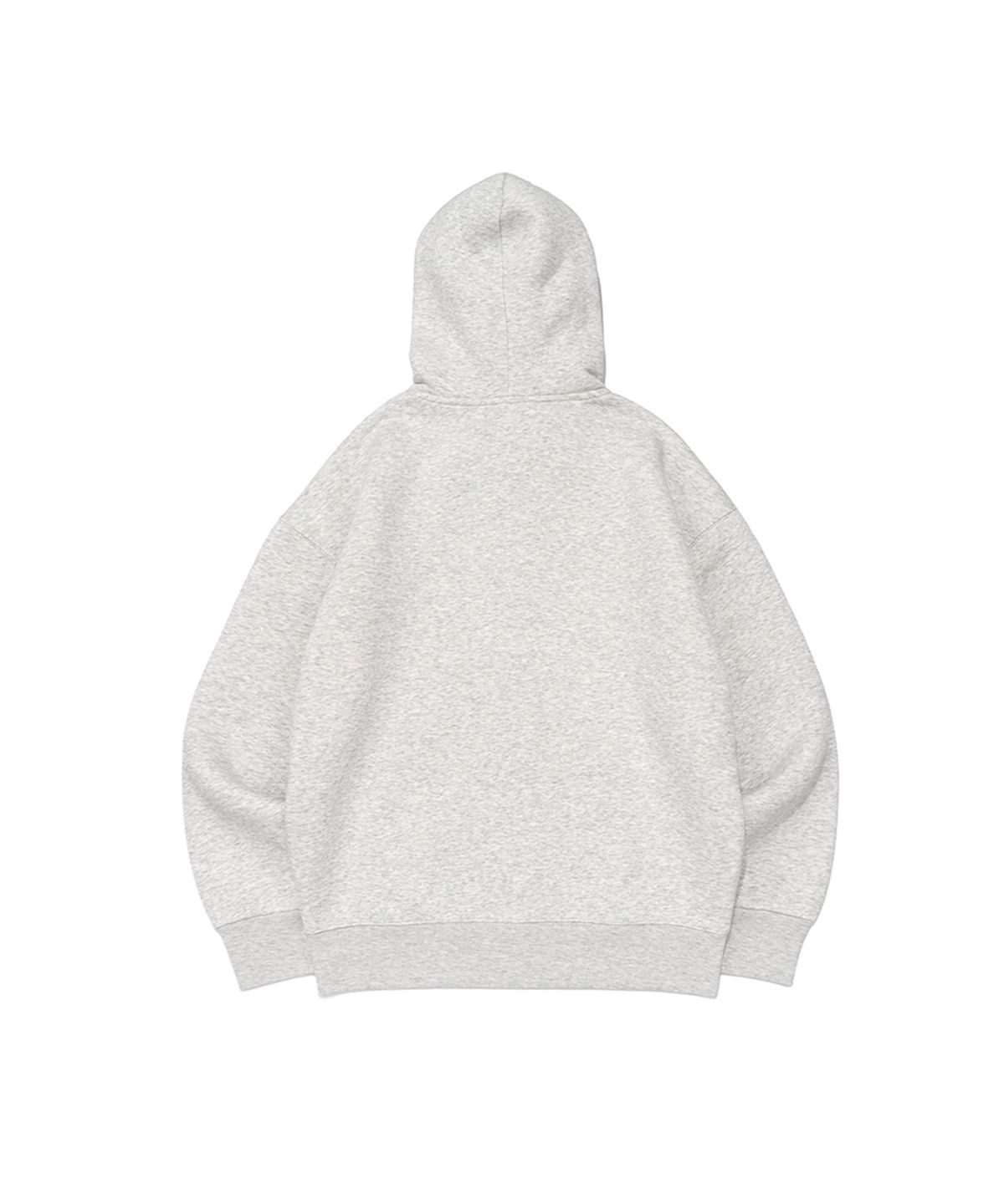 비캔버스(BECANVAS) BECANVAS  FLEECE OVERFIT HOOD (LIGHT MELANGE)