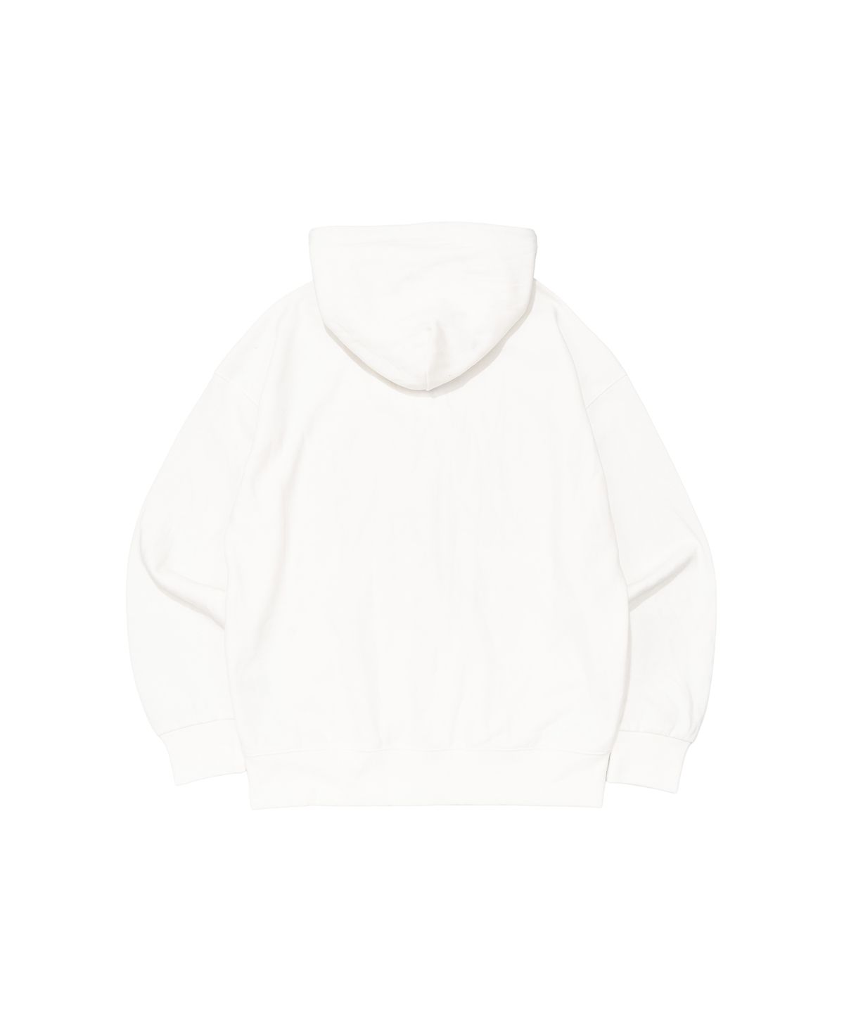 비캔버스(BECANVAS) BECANVAS SPECIAL INTERLOCK OVERFIT HOOD (WHITE)
