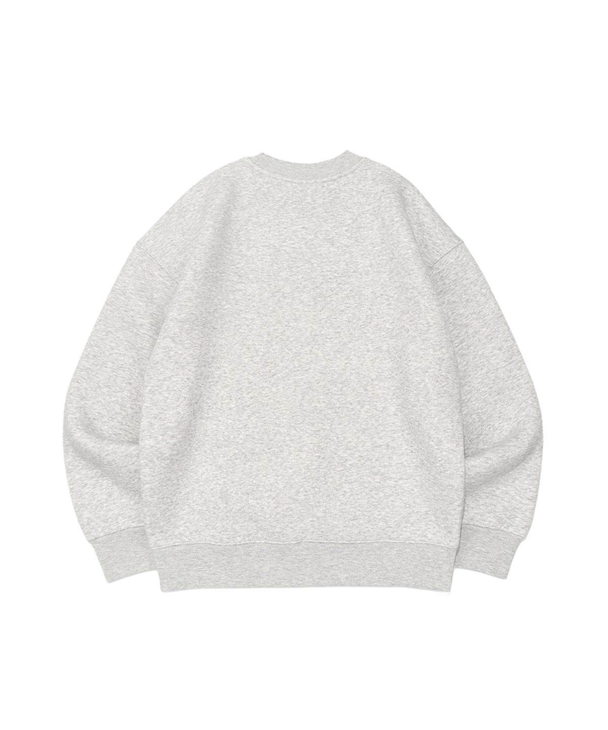 비캔버스(BECANVAS) BECANVAS  FLEECE OVERFIT MTM (LIGHT MELANGE)