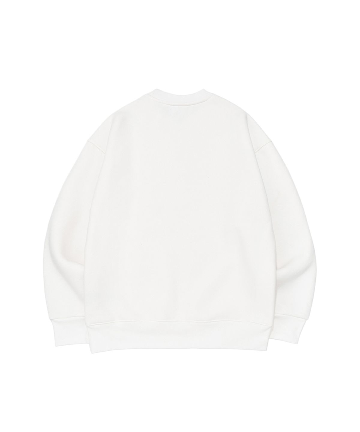 비캔버스(BECANVAS) BECANVAS  FLEECE OVERFIT MTM (WHITE)