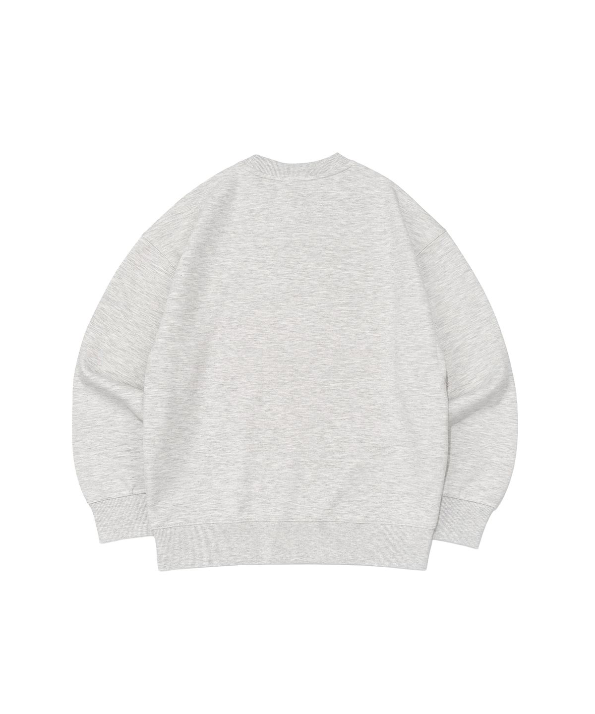 비캔버스(BECANVAS) BECANVAS SPECIAL INTERLOCK OVERFIT MTM (LIGHT MELANGE)