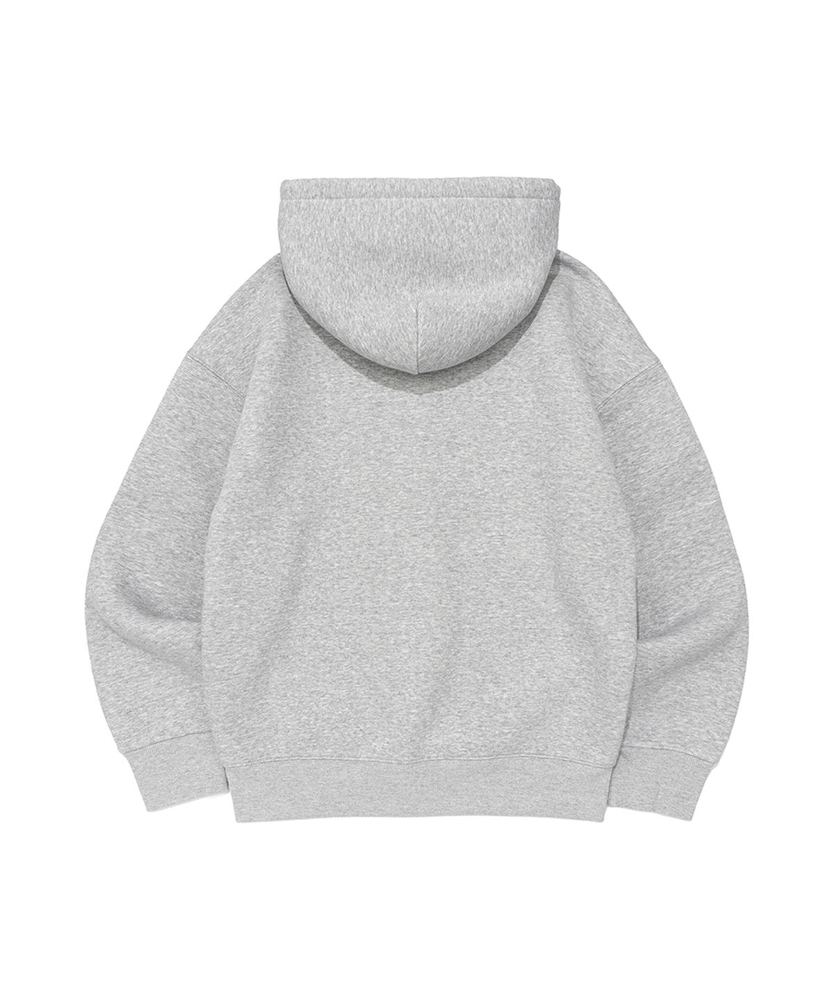 비캔버스(BECANVAS) BECANVAS  FLEECE OVERFIT HOOD ZIP-UP (MELANGE)