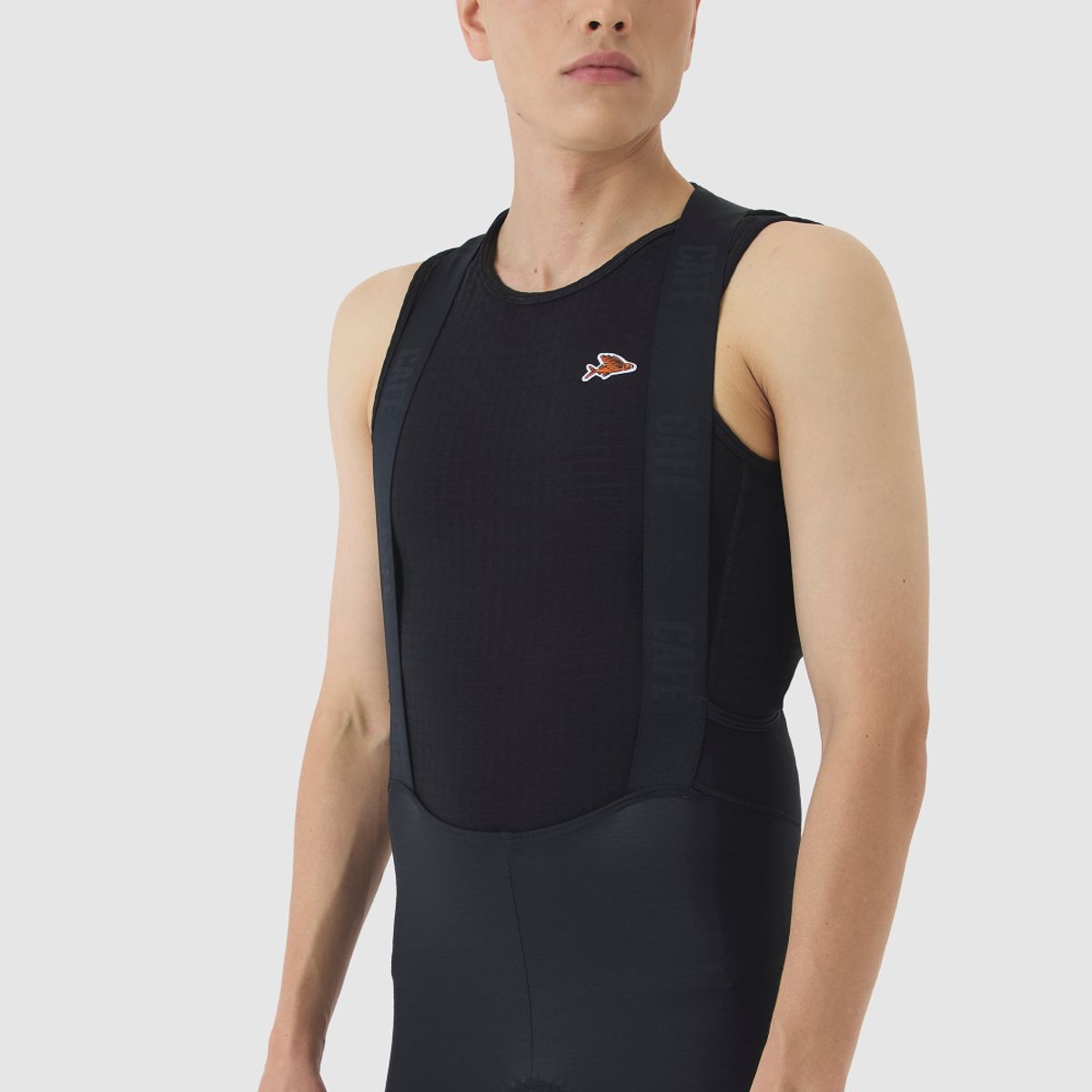 카페 드 사이클리스트(CAFE DU CYCLISTE) 아드리엔 클래식 기모 빕 타이즈 블랙 남성